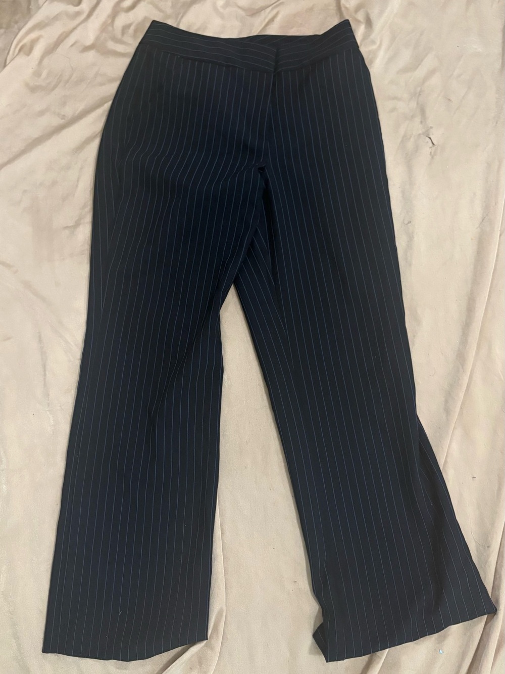 Vintage Classic Black Pinstripe Junior Suit Jacket & Pants - Picture 5 of 6